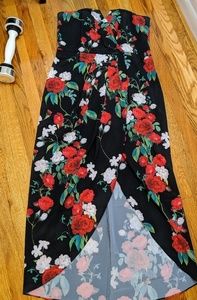 Strapless midi / maxi dress